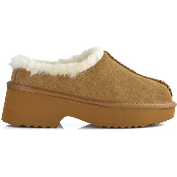 δερμάτινη ταμπά παντόφλα kelara 51301 σε προσφορά