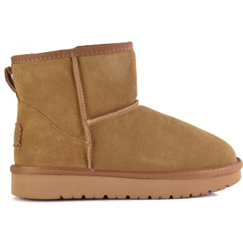 κάμελ χαμηλό δερμάτινο australian boot σε προσφορά