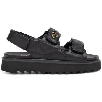 replay μαύρο σανδάλι alicante padded