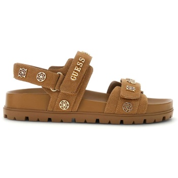 guess ταμπά δερμάτινο σανδάλι florizi
