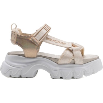 replay χρυσό σανδάλι jp140004t