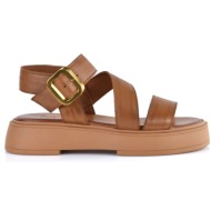 δερμάτινο ταμπά σανδάλι lady ld728