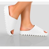 παντόφλες kim k white sliders