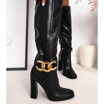 vallerie black boots σε προσφορά