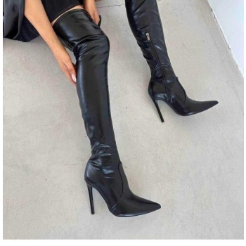 μαυρη μποτα πανω απο το γονατο - dante