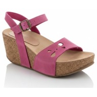  γυναικεία ανατομική δερμάτινη πλατφόρμα sunshine 2755