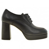  γυναικεία παπούτσια makis fardoulis 630-05 μαύρο δέρμα