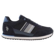  ανδρικά sneakers u.s.polo assn xirio009 dbl001 eco leather nubuck μπλε