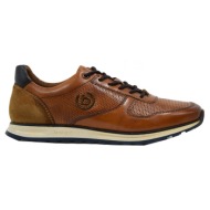  ανδρικά sneakers bugatti 331-a0211-4100 6300 cognac ταμπά δέρμα