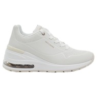  γυναικεία sneakers skechers 155401/wht million air-elevated air white λευκό