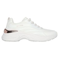  γυναικεία sneakers skechers 177575/wht hazel-step n flow white λευκό