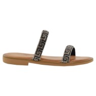  γυναικεία σανδάλια myconian greek sandals 2161 ταμπά δέρμα