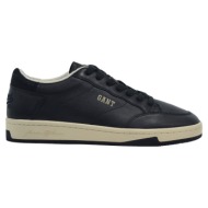  ανδρικά sneakers gant prepus 29631682 leather g00 black μαύρο δέρμα