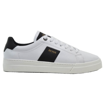 ανδρικά sneakers boss az211 whi/blk σε προσφορά