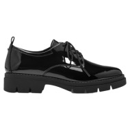  γυναικεία oxford tamaris 1-23302-41 018 μαύρο λουστρίνι