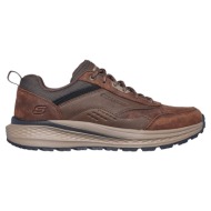  ανδρικά sneakers skechers 210925/coc slade ultra-peral to cocoa καφέ δέρμα nubuck