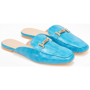 loafers με διακοσμητική αγκράφα - μπλε