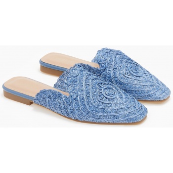 loafers με πλεκτο σχέδιο - μπλε