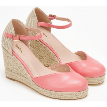 εσπαντρίγιες με κλειστή φτέρνα - ροζ