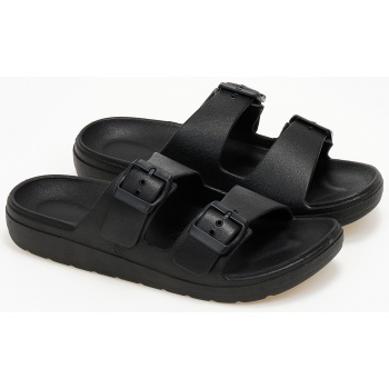 σαγιονάρες με δυο τόκες - μαύρο