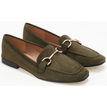 suede loafers με διακοσμητική αγκράφα  σε προσφορά