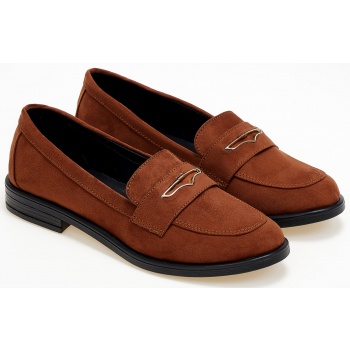 loafers καστόρι με διακοσμητική αγκράφα σε προσφορά