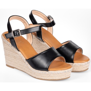 εσπαντρίγιες πλατφόρμες - μαύρο