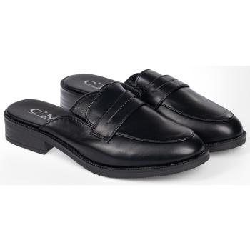 loafers με χοντρό τακούνι - μαύρο σε προσφορά