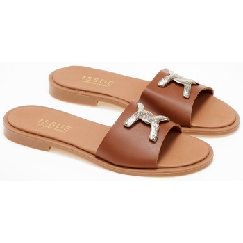 flat σανδάλια με διακοσμητικο ελληνικής