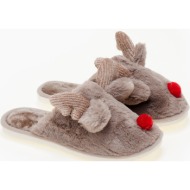  γυναικείες παντόφλες ταρανδάκια - πούρο