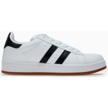 sneakers χαμηλά με ρίγες στο πλάι 