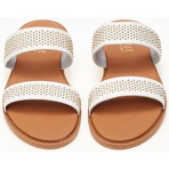  ελληνικά handmade σανδάλια με μικρά τρουκς - λευκό