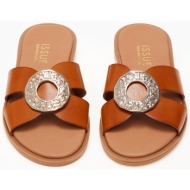  ελληνικά σανδάλια με φάσα και αγκράφα - ταμπά