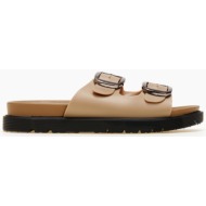  σανδάλια flatform με ρυθμιζόμενα λουράκια - πούρο