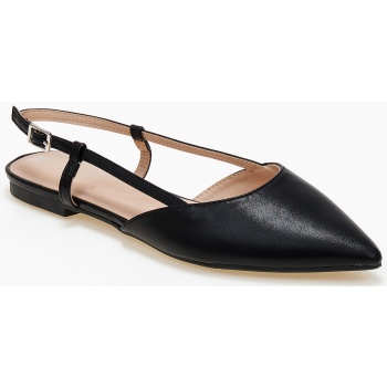 μυτερές εξώφτερνες μπαλαρίνες - μαύρο