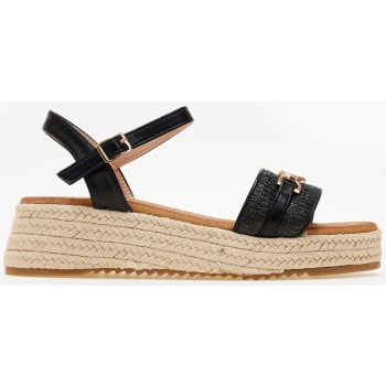 σανδάλια flatform με σχοινί στη σόλα 