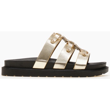 σανδάλια flatform με μεταλλικές