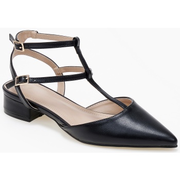 χαμηλές εξώφτερνες γόβες, μυτερές, με