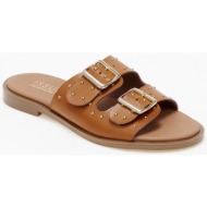  σανδάλια handmade in greece με ρυθμιζόμενα ζωνάκια και τρουκς - ταμπά