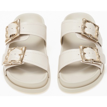 σανδάλια flatform με ρυθμιζόμενα λουριά