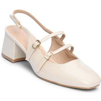 εξώφτερνες γόβες λουστρίνι με χοντρό