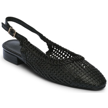 εξώφτερνες μπαλαρίνες με πλεκτό σχέδιο