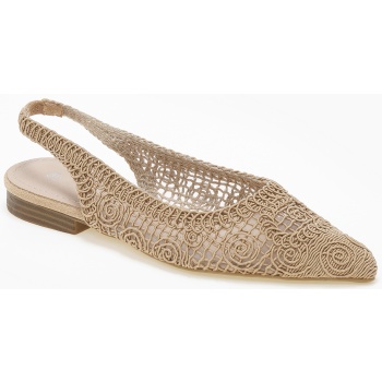 μυτερές εξώφτερνες μπαλαρίνες με πλεκτό