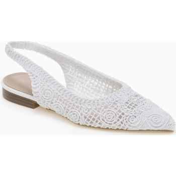 μυτερές εξώφτερνες μπαλαρίνες με πλεκτό