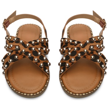 γυναικεία σανδάλια με χιαστί σχέδιο και