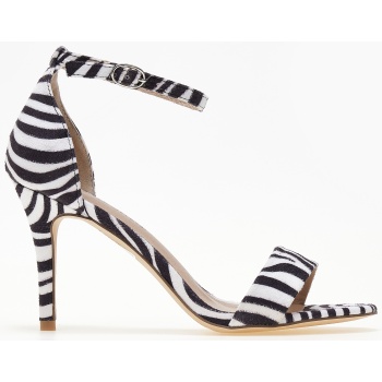 πέδιλα με λεπτό τακούνι κλειστή φτέρνα