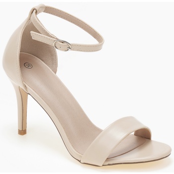 πέδιλα με λεπτό τακούνι κλειστή φτέρνα