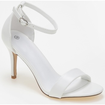 πέδιλα με λεπτό τακούνι κλειστή φτέρνα