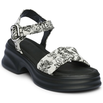 σανδάλια flatform με chunky σόλα - μαύρο