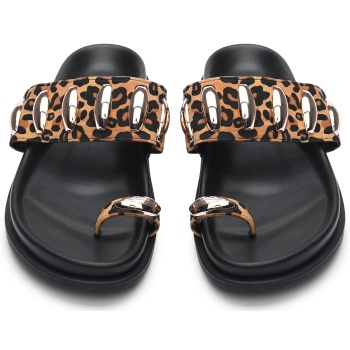 σανδάλια flatform με toe ring και